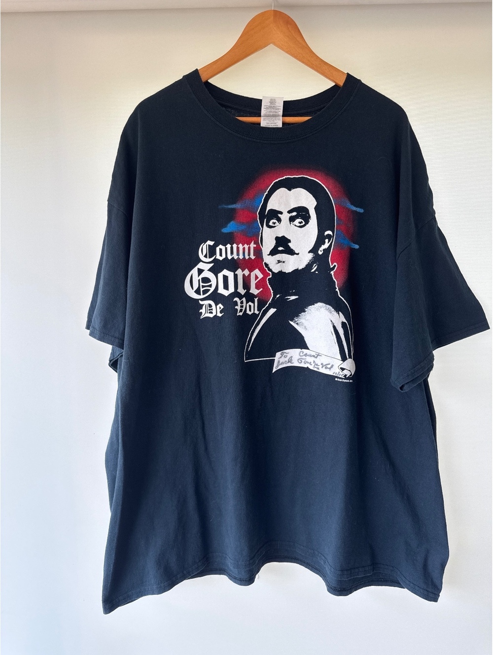 Count Gore De Vol Graphic T-Shirt Size 3XL Black Ultra Cotton